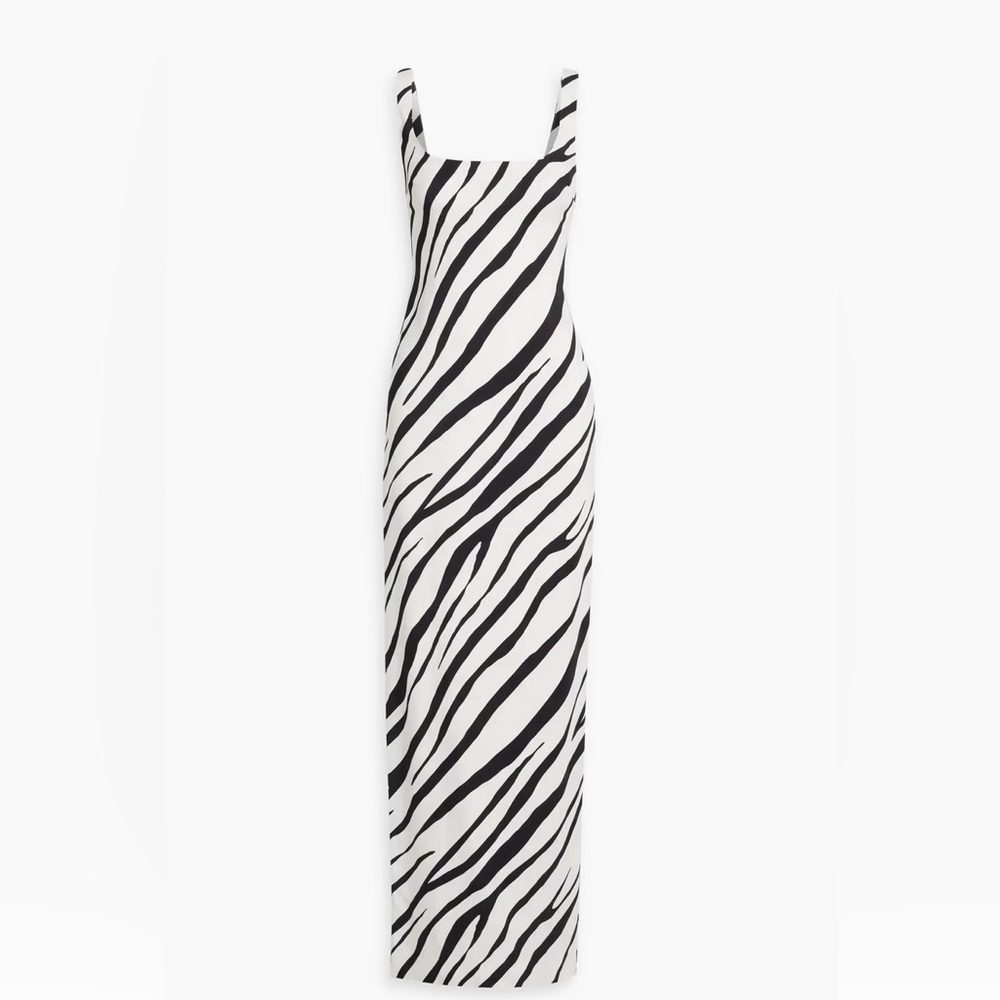 ET OCHS
Aaliyah zebra-print cady maxi dress